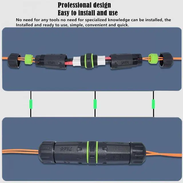 Alt view image 7 of 7 - Jimier M20 Locking IP68 Waterproof SC Female to SC Female Singlemode Fiber Optic Patch Internet Networking Extension Adapter Coupler