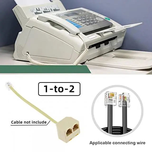 Alt view image 6 of 7 - Xiwai 4pcs/lot 1-in-2-out 1-to-3 1-to-4 Way Outlet 6P4C RJ11 RJ12 Telephone Phone Modular Jack Line Splitter Adapter Extender