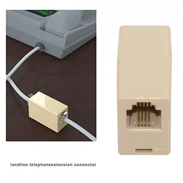 Alt view image 5 of 7 - Xiwai 4pcs/lot 1-in-2-out 1-to-3 1-to-4 Way Outlet 6P4C RJ11 RJ12 Telephone Phone Modular Jack Line Splitter Adapter Extender