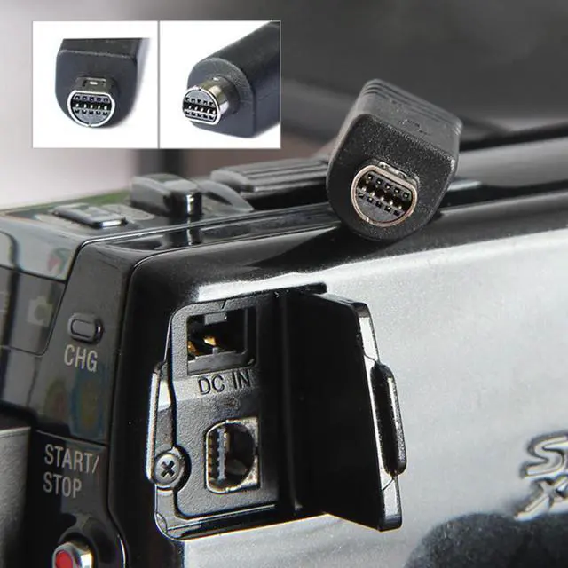 Alt view image 5 of 7 - Jimier USB2.0 Type-A Host to Camcorder 10Pin Data Power Cable VMC-15FS for 10Pin DCR-705E 602E SR42 605E HC46E DVD7E 803E 805E