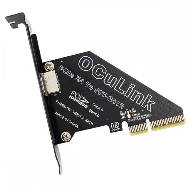 Main image of CY Chenyang PCI-Express 4.0 PCIE 4x to Oculink SFF-8612 SFF-8611 Host Card for U.2 SSD eGPU External Graphics Card Dock