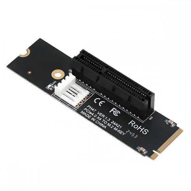 Main image of CY M.2 NGFF NVMe M-Key Extender to PCI-E X1 X4 X8 X16 Graphics Card Riser Adapter PCI-Express for M2 2260 2280
