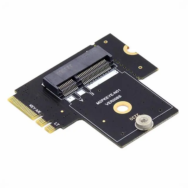 Main image of CY NGFF Key A+E PCI Express Male to Female Right Angled 90 Degree Low Profile Adapter Extension Card Riser