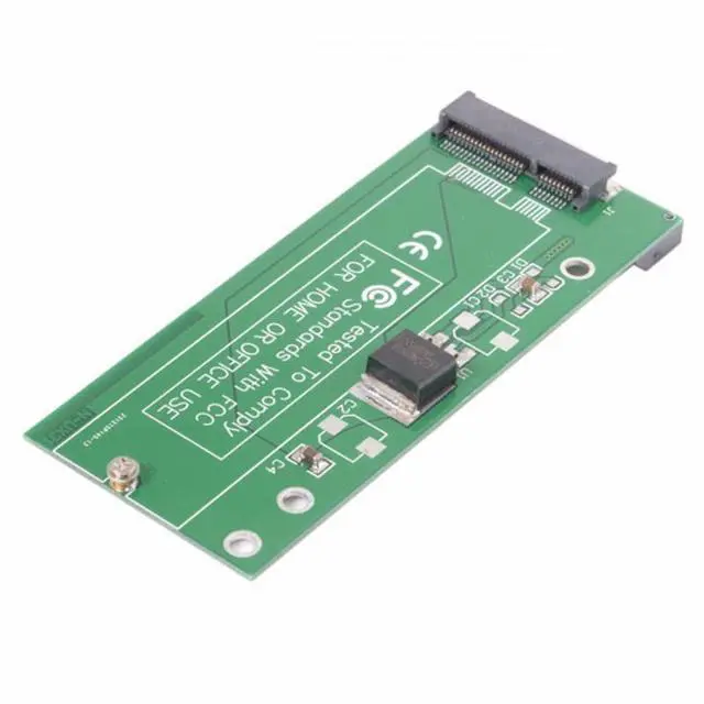 Alt view image 2 of 7 - CY SATA 22P 7+15 to MSATA Mini PCI-E PCBA Assembly only for UX31 UX21 XM11 SSD Solid State Disk