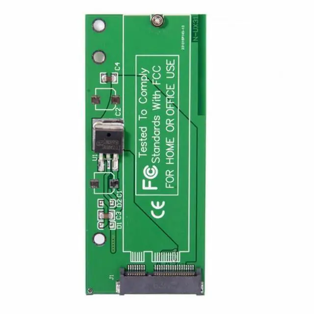 Alt view image 4 of 7 - CY SATA 22P 7+15 to MSATA Mini PCI-E PCBA Assembly only for UX31 UX21 XM11 SSD Solid State Disk