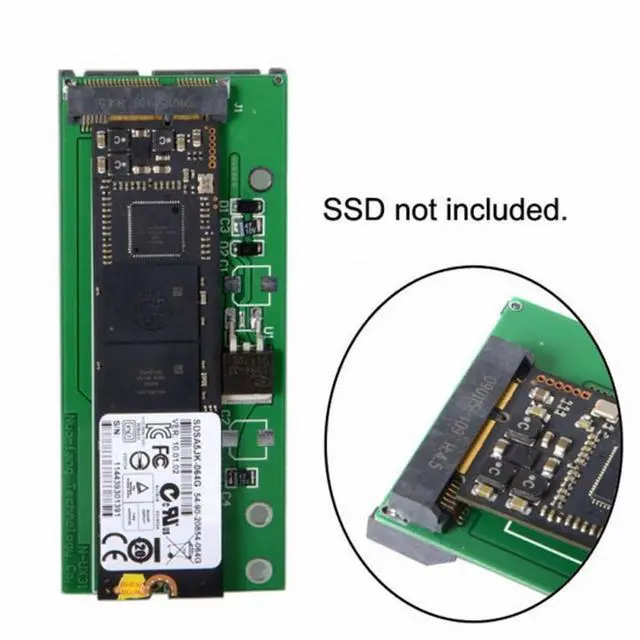 Alt view image 5 of 7 - CY SATA 22P 7+15 to MSATA Mini PCI-E PCBA Assembly only for UX31 UX21 XM11 SSD Solid State Disk