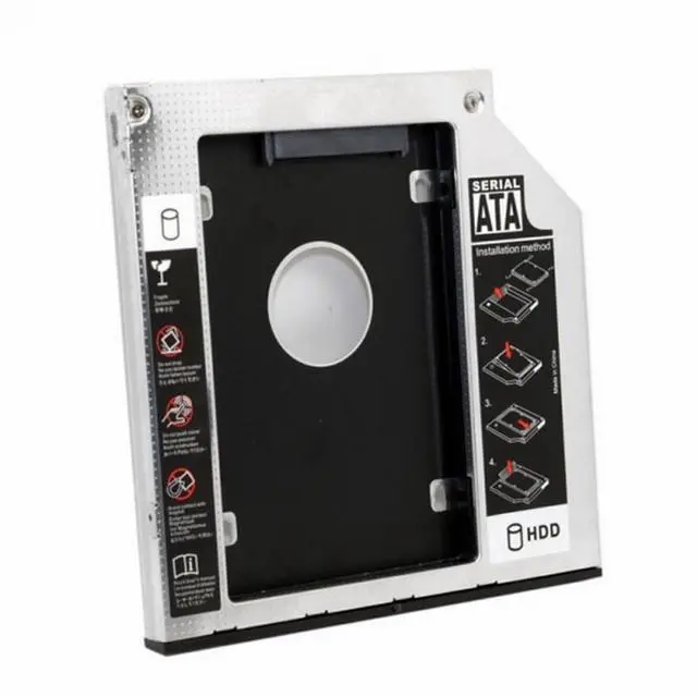 Main image of CY SATA 22pin HDD HD Hard Disk Drive Caddy Case for 9.5mm Universal Laptop CD / DVD-ROM Optical Bay