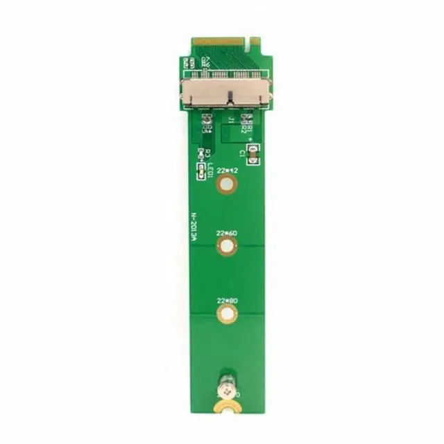 Alt view image 2 of 7 - CY PCI Express PCI-E 4X M.2 NGFF M-Key to 12Pin+16Pin Contacts SSD Convert Card for 2013 2014 2015 2016 2017 Mac A1493 A1502 A1465 A1466
