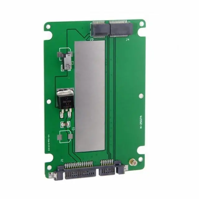 Alt view image 2 of 7 - CY 2.5" SATA 22pin to MAC A1425 A1398 MC975 MC976 MD212 MD213 ME662 ME664 ME665 SSD Disk Case Enclosure White
