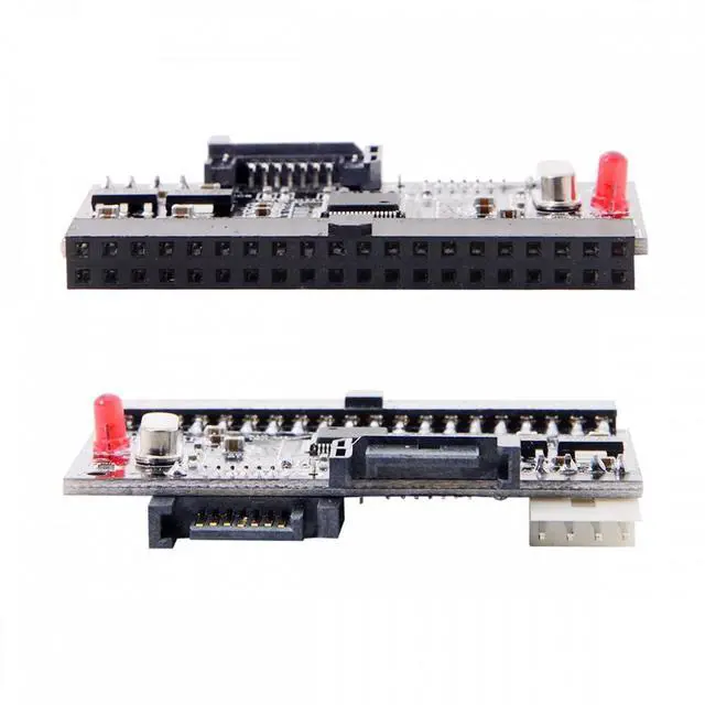 Alt view image 2 of 7 - CY IDE 100 133 PATA to Dual Serial SATA 7PIN Adapter Reversible Converter for Hard Disk Drive