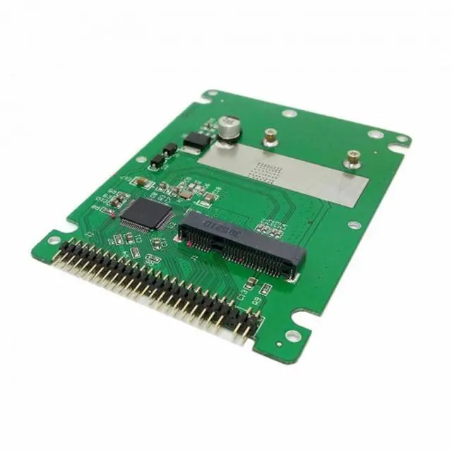 Alt view image 3 of 7 - CY mSATA mini PCI-E SATA SSD to 2.5 inch IDE 44pin Notebook Laptop Hard Disk SSD Case Enclosure White