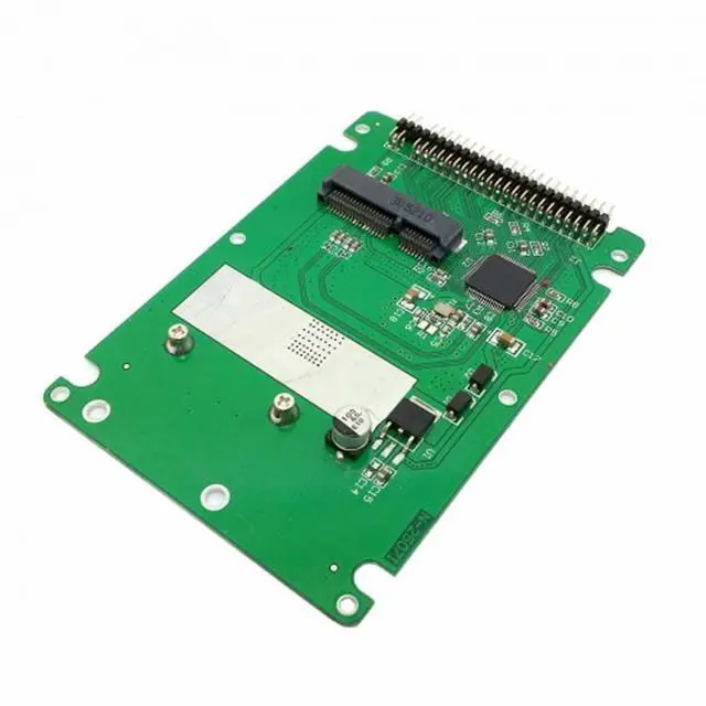 Alt view image 4 of 7 - CY mSATA mini PCI-E SATA SSD to 2.5 inch IDE 44pin Notebook Laptop Hard Disk SSD Case Enclosure White