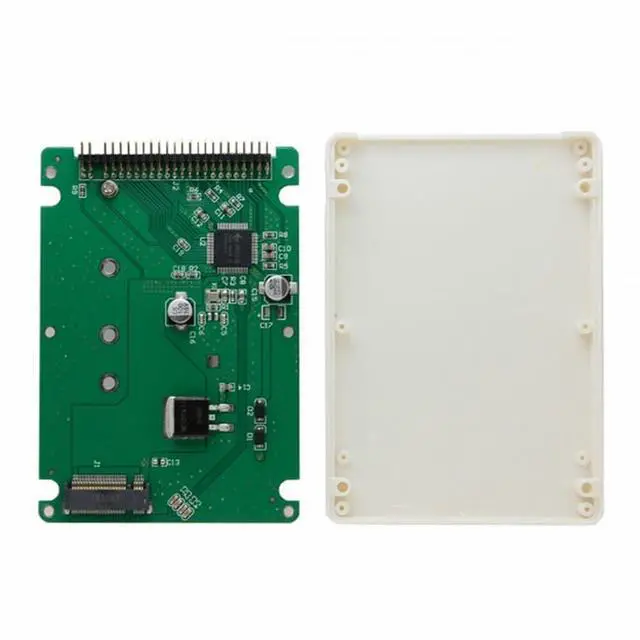 Alt view image 3 of 7 - CY NGFF B/M-key SSD to 2.5 inch IDE 44Pin Hard Disk SSD Case Enclosure for Notebook Laptop