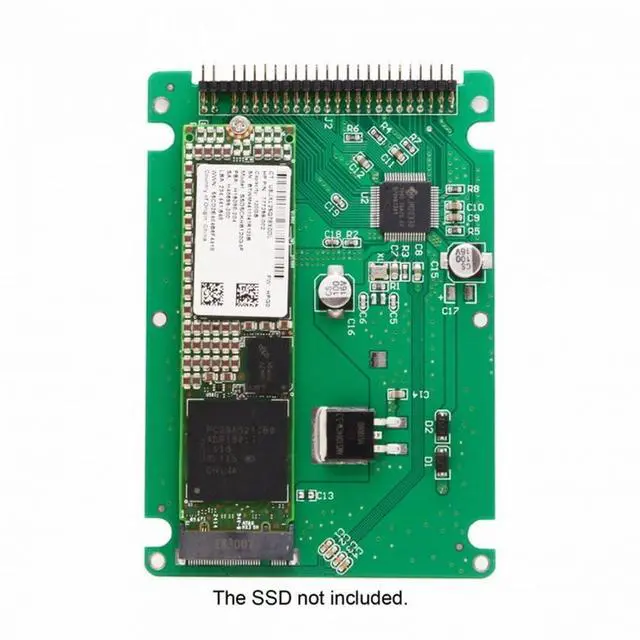 Alt view image 6 of 7 - CY NGFF B/M-key SSD to 2.5 inch IDE 44Pin Hard Disk SSD Case Enclosure for Notebook Laptop