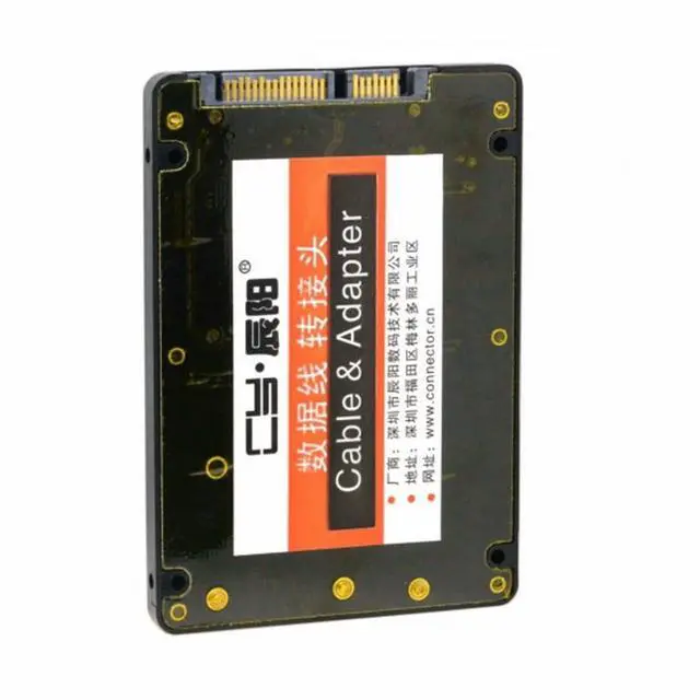 Alt view image 4 of 7 - CY 2 in 1 Combo M.2 NGFF B-key mSATA SSD to SATA 3.0 Adapter Converter Case Enclosure