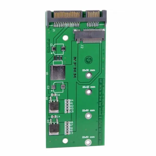 Alt view image 4 of 7 - CY M.2 NGFF B/M-key 2 Lane SSD to 7mm 2.5" SATA 22pin hard disk case PCBA for E431 E531 X240S Y410P Y510P