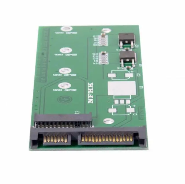 Alt view image 5 of 7 - CY M.2 NGFF B/M-key 2 Lane SSD to 7mm 2.5" SATA 22pin hard disk case PCBA for E431 E531 X240S Y410P Y510P