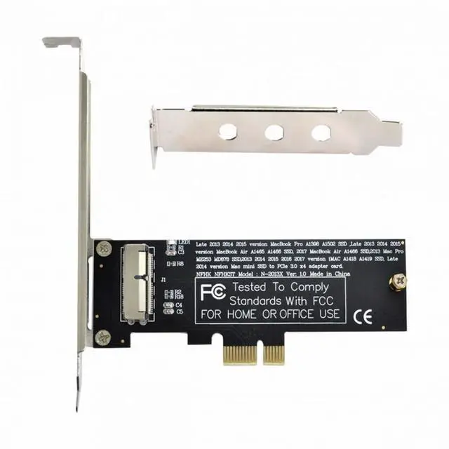 Alt view image 2 of 7 - CY PCI Express PCI-E 1X to 12+16Pin 2013-2017 Mac Pro Air SSD Convert Card for A1493 A1502 A1465 A1466