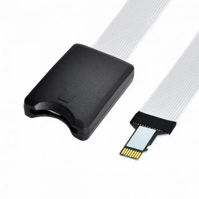 Main image of CY Micro-SD TF Memory Card Kit Male to SD Female Extension Soft Flat FPC Cable Extender 25cm