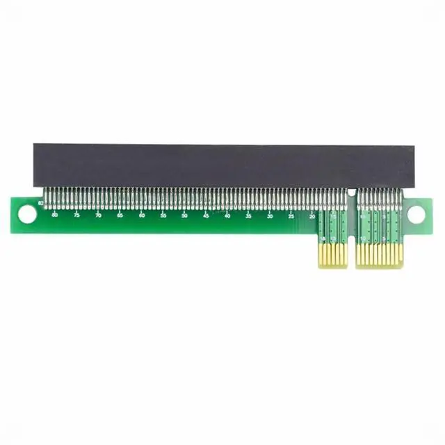 Alt view image 3 of 7 - CY PCI-E Express 1x to 16x Extender Converter Riser Card Adapter Male to Female Extension for Graphics Card