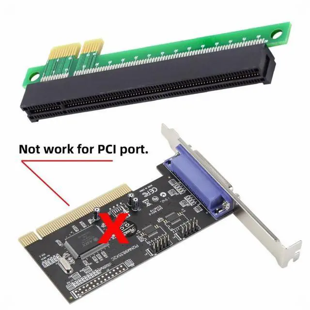 Alt view image 4 of 7 - CY PCI-E Express 1x to 16x Extender Converter Riser Card Adapter Male to Female Extension for Graphics Card