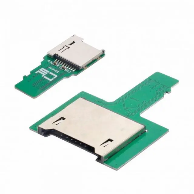 Alt view image 2 of 7 - CY 2pcs TF Micro SD Male Extender to SD Card Female Extension Adapter PCBA SD/SDHC/SDXC UHS-III UHS-3 UHS-2