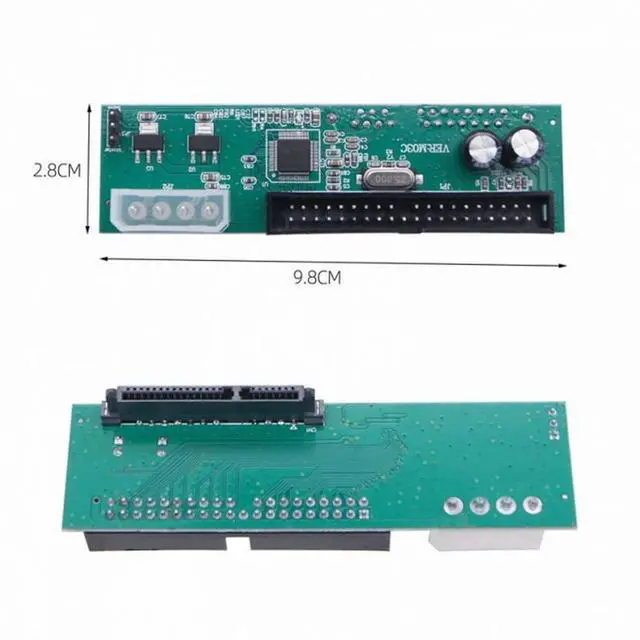 Alt view image 6 of 7 - CY SATA Disk to IDE/PATA 40Pin Motherboard Converter Adapter PCBA for Desktop 2.5 3.5" Hard Disk Drive