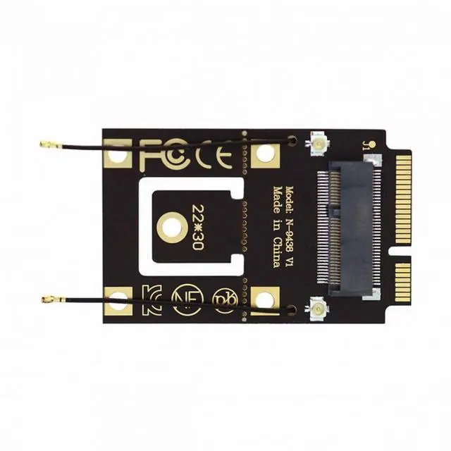 Main image of CY NGFF M.2 Key-A to Mini PCI-E PCI Express Converter Adapter for 9260 8265 7260 AC Wifi Bluetooth Wireless Card