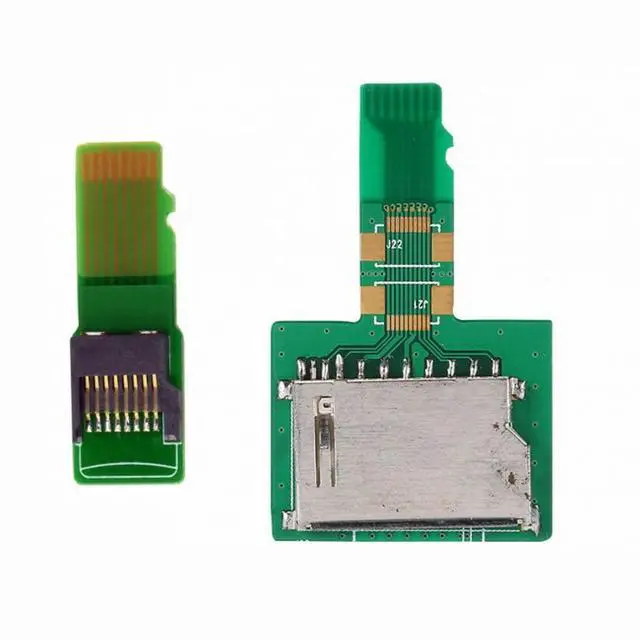 Alt view image 7 of 7 - CY 1Set SD TF Card Socket Female to Micro-SD TF Male Memory Card Kit Extension Adapter Testing Tools Extender