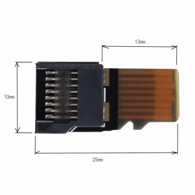 Alt view image 6 of 7 - CY 5pcs/lot Micro SD TF Memory Card Kit Male to Female Extension Adapter Extender Test Tools PCBA Reader for Car GPS Phone