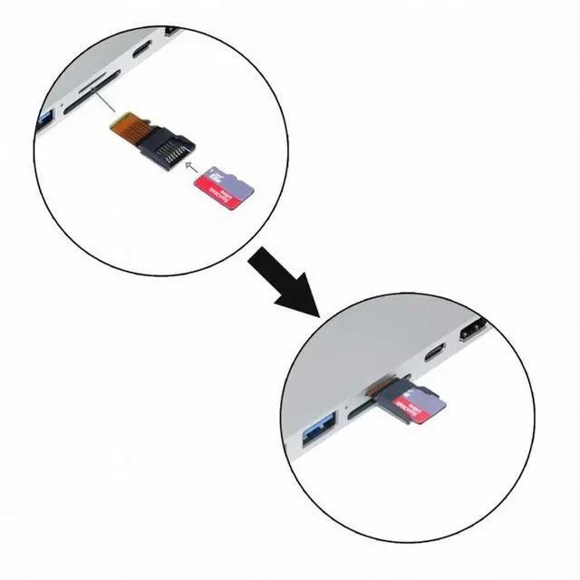 Alt view image 7 of 7 - CY 5pcs/lot Micro SD TF Memory Card Kit Male to Female Extension Adapter Extender Test Tools PCBA Reader for Car GPS Phone