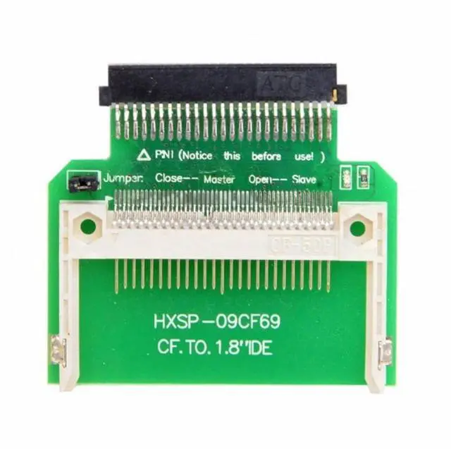 Alt view image 5 of 7 - CY CF Compact Flash Memory Card to 50pin 1.8 Inch IDE Hard Drive SSD Converter Adapter