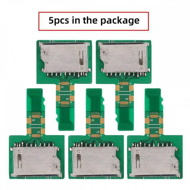 Alt view image 5 of 6 - CY 5pcs/lot Micro SD TF Memory Card Kit Male to Standard SD Female Extension Adapter Extender PCBA Reader for Car GPS Phone