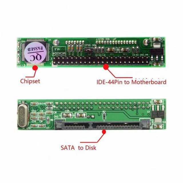 Alt view image 5 of 7 - CY SATA Female to IDE 44Pin Converter Adapter PCBA for Laptop 2.5" Hard Disk Drive