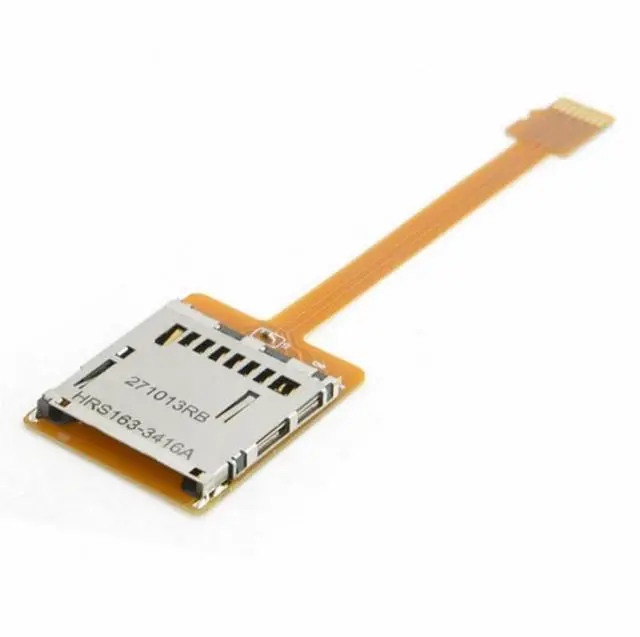 Main image of CY Micro SD TF Memory Card Kit Male to SD Female Extension Soft Flat FPC Cable Extender 10cm