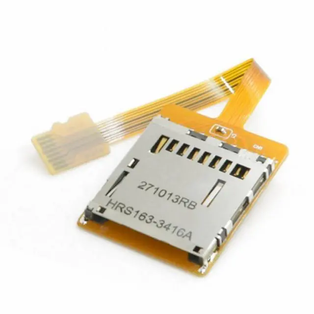 Alt view image 3 of 7 - CY Micro SD TF Memory Card Kit Male to SD Female Extension Soft Flat FPC Cable Extender 10cm
