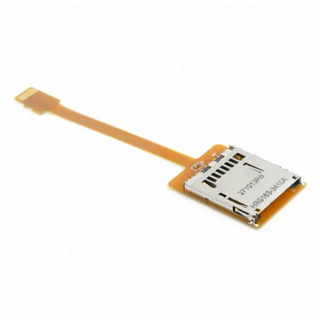 Alt view image 5 of 7 - CY Micro SD TF Memory Card Kit Male to SD Female Extension Soft Flat FPC Cable Extender 10cm