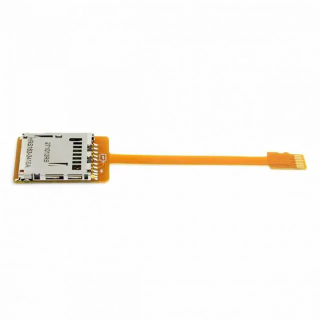 Alt view image 7 of 7 - CY Micro SD TF Memory Card Kit Male to SD Female Extension Soft Flat FPC Cable Extender 10cm