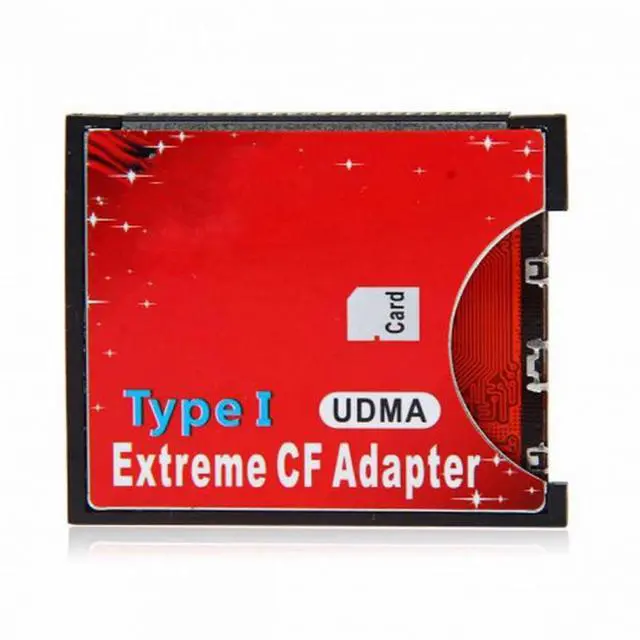 Alt view image 2 of 7 - CY SD SDHC SDXC to High-Speed Extreme Compact Flash CF Type I Adapter For 16/32/64/128 GB