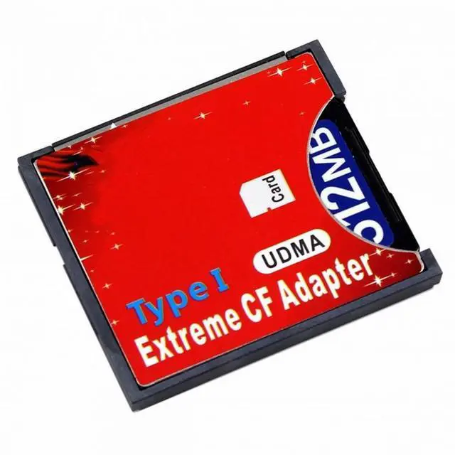 Alt view image 3 of 7 - CY SD SDHC SDXC to High-Speed Extreme Compact Flash CF Type I Adapter For 16/32/64/128 GB