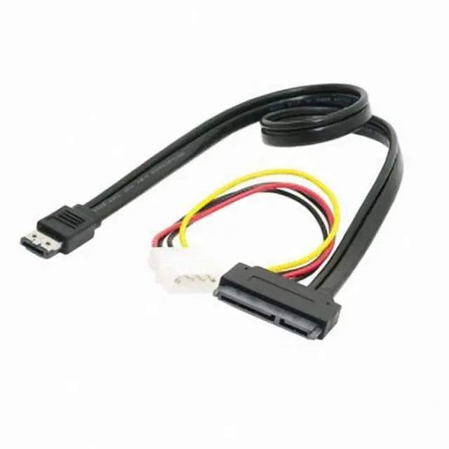 Alt view image 2 of 7 - CY 50cm eSATAp Power ESATA Combo to SATA 22pin IDE 4pin 5V 12V for 3.5" 2.5" Hard Disk Data Cable