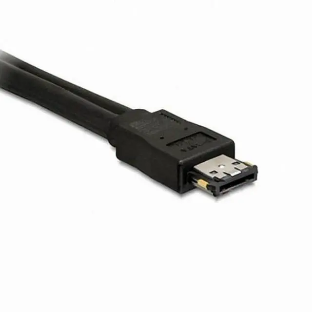 Alt view image 4 of 7 - CY 50cm Dual Power 12V and 5V eSATAp Power ESATA USB 2.0 combo to 22Pin SATA cable for 2.5" 3.5" Hard Disk Drive