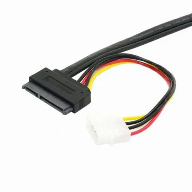 Alt view image 3 of 7 - CY 50cm eSATAp Power ESATA Combo to SATA 22pin IDE 4pin 5V 12V for 3.5" 2.5" Hard Disk Data Cable