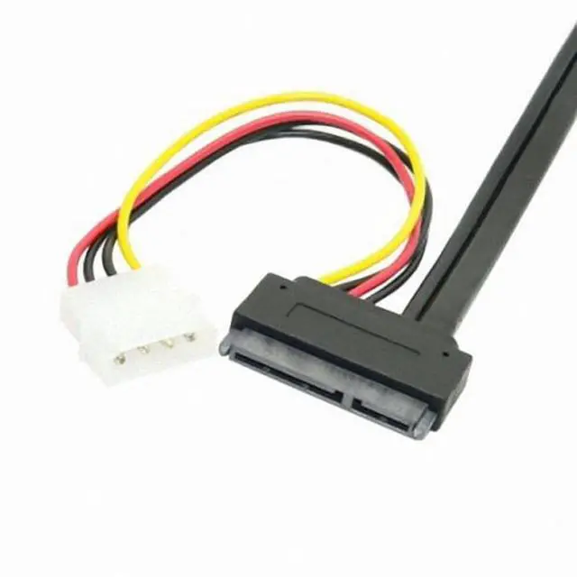 Alt view image 4 of 7 - CY 50cm eSATAp Power ESATA Combo to SATA 22pin IDE 4pin 5V 12V for 3.5" 2.5" Hard Disk Data Cable