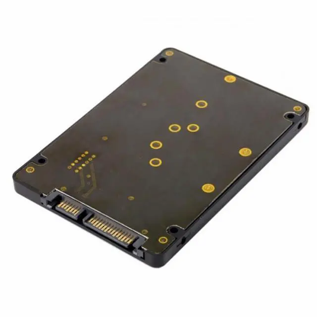 Alt view image 6 of 7 - CY Combo M.2 NGFF B-key mSATA SSD to SATA 3.0 Adapter Converter Case Enclosure with Switch