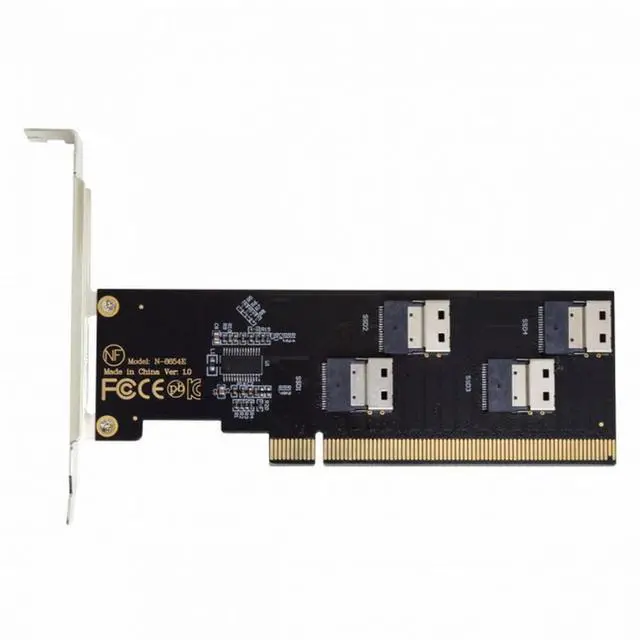 Main image of CY Four Slimline SFF-8654 4X 4 NVME to PCIE Express 3.0 4.0 Raid Card VROC Raid0 Hyper Adapter