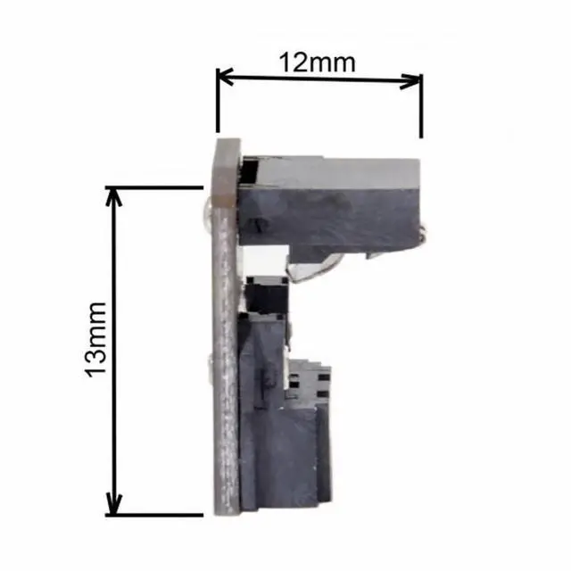 Alt view image 3 of 7 - CY SATA 7Pin Female to 7pin Male 90 Degree Down Angled Adapter Mainboard Motherboard for Desktops SSD HDD
