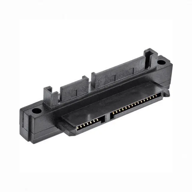 Main image of CY 90 Degree Down Angled SATA 22Pin 7+15 Male to SATA 22P Female Extension Convertor Adapter