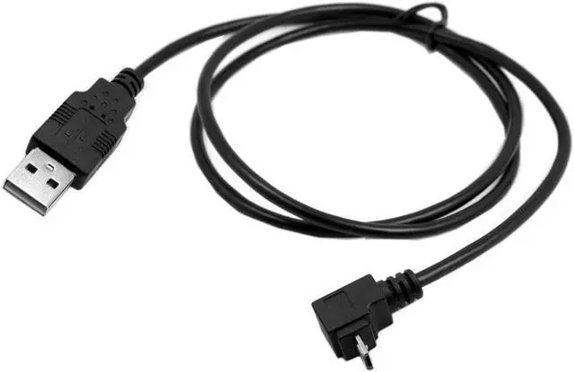 Alt view image 6 of 7 - CY 100cm Up Angled 90 Degree Micro USB Male to USB Data Charge Cable for Cell Phone & Tablet U2-204-1.0M