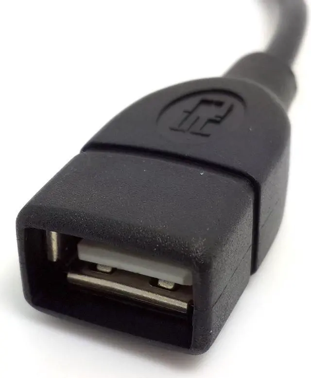Alt view image 2 of 6 - CY 90 Degree Down Angled type USB 2.0 A Male to USB A Female cable 20cm U2-084-0.2M
